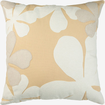 21819 - 2271 - Trio Promocional Flora - Bege | Marfim - 45x45 cm